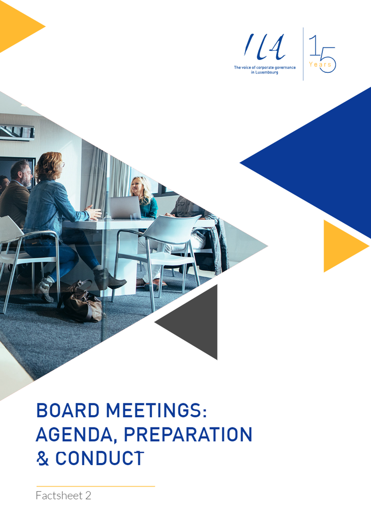 Factsheet 2 - Board meetings