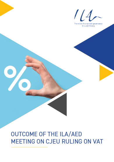 Outcome of the ILA/AED meeting on CJEU ruling on VAT